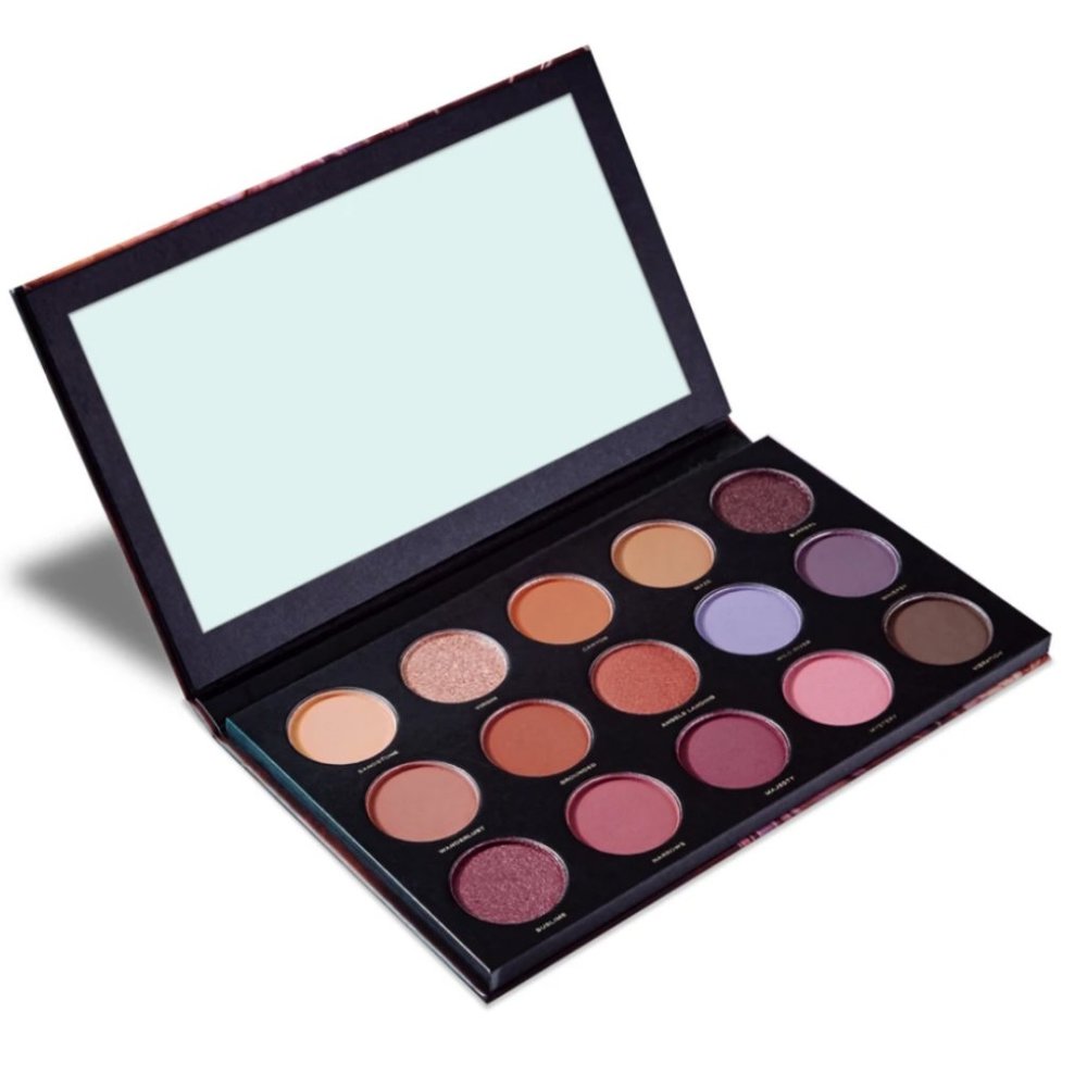 Hipdot Zion Eyeshadow Palette reds/oranges/purples